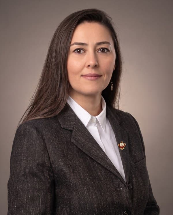 Portrait of Aynura Aliyeva, Board member of TURKPOL.