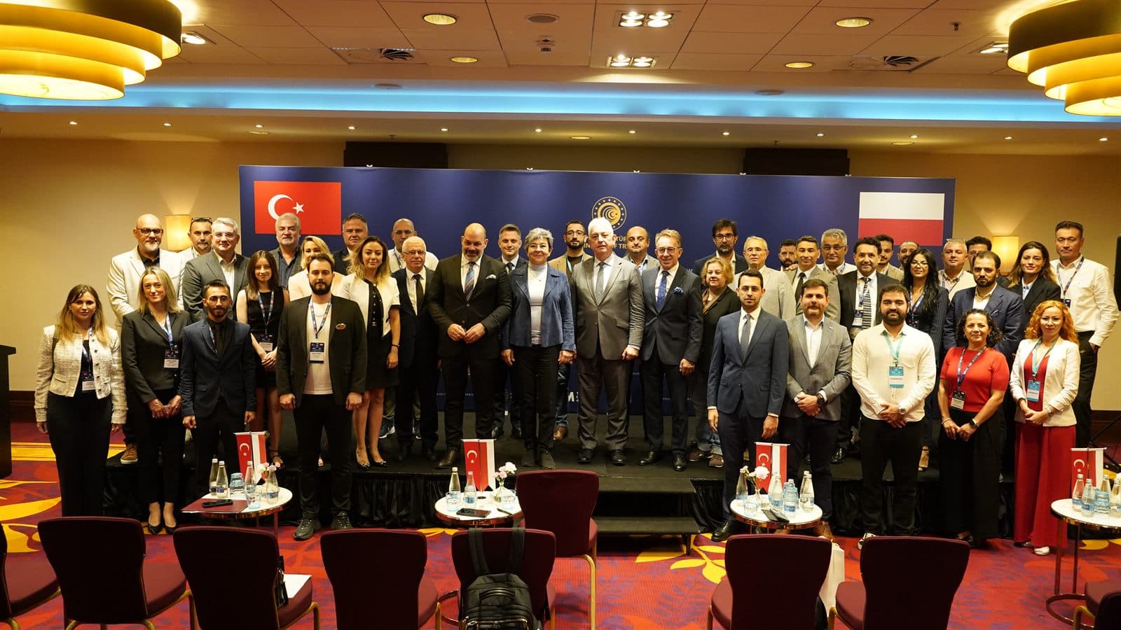 A B2B meeting under way at the Türkiye–Poland trade delegation day